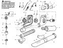 Page A Diagram and Parts List for PB330PC  Paramount Leaf Blower / Vacuum
