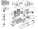 Page A Diagram and Parts List for PB350-00  Paramount Leaf Blower / Vacuum