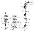 Page L Diagram and Parts List for PT1000-01A  Paramount Trimmer