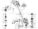 Page A Diagram and Parts List for SK160-00  Paramount Trimmer