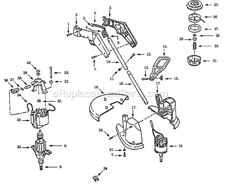 Page A Diagram and Parts List for TT120C-00  Paramount Trimmer