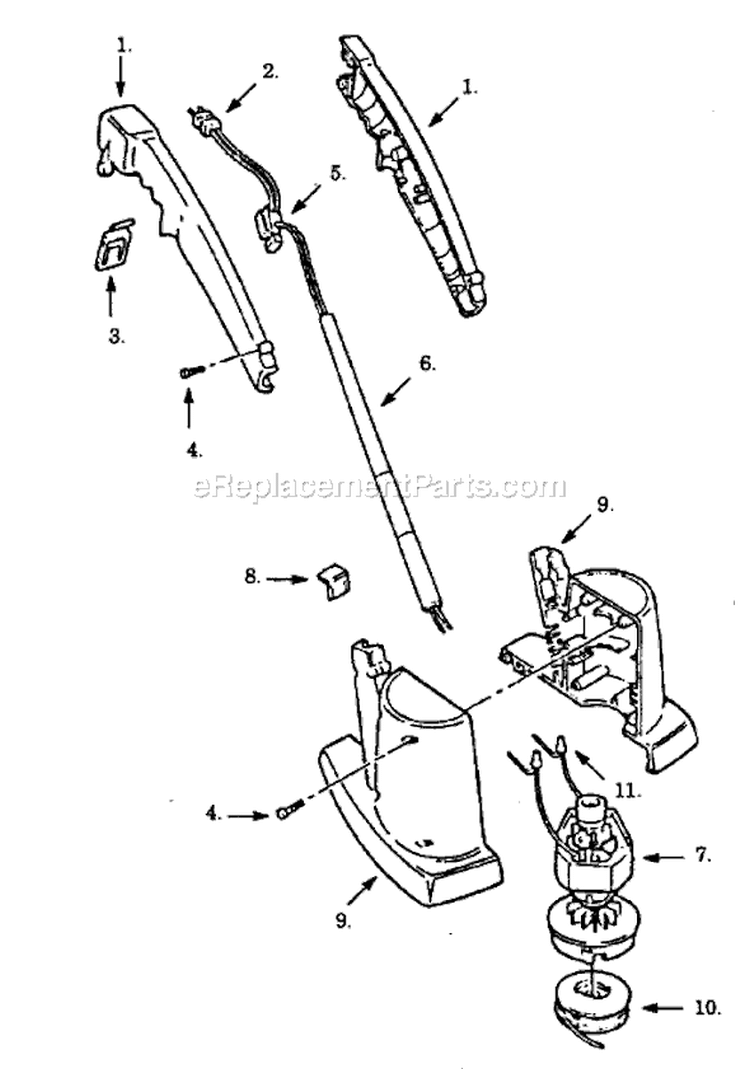 Page A Diagram and Parts List for TT70C-00  Paramount Trimmer