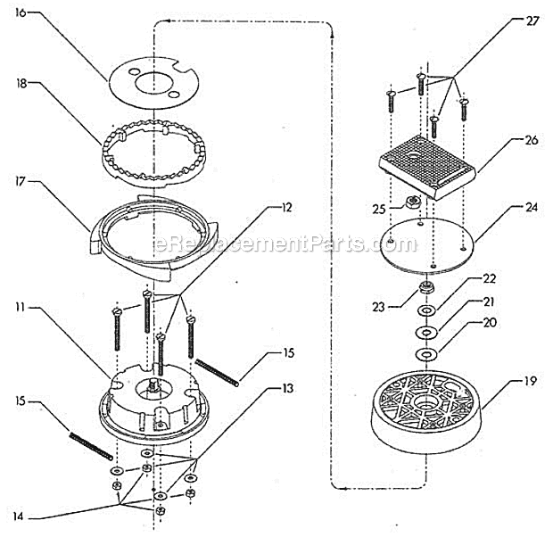 Swivel-Matic Base Diagram and Parts List for 600SERIES  Penn Conventional Reels