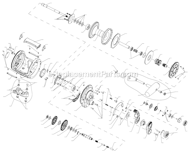 Page A Diagram and Parts List for SQL30VSW  Penn Conventional Reels