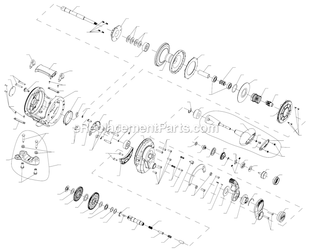 Page A Diagram and Parts List for SQL16VS  Penn Conventional Reels