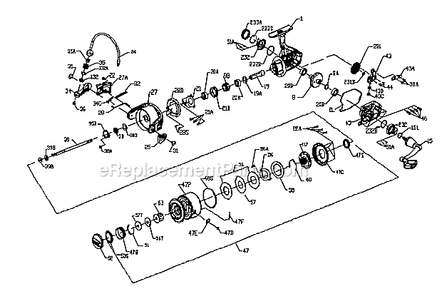 Page A Diagram and Parts List for SSV4500  Penn Spinning Reels