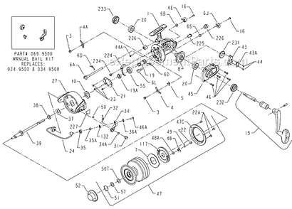 Part Location Diagram of 1181926 Penn Spool Click Screw