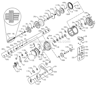 Part Location Diagram of 1183014 Penn Worm Shaft Nut
