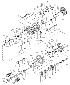 Part Location Diagram of 1183366 Penn Worm Shaft