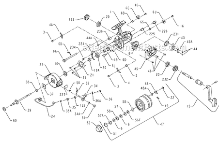 Part Location Diagram of 1183937 Penn Drag Washer, Keyed Small
