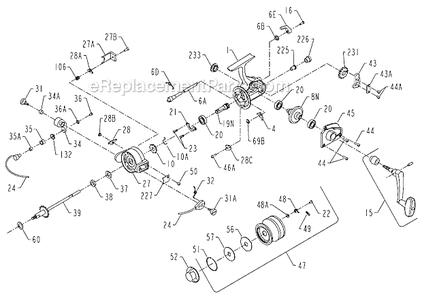 Part Location Diagram of 1183995 Penn Thrust Washer, Teflon