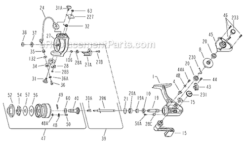 Part Location Diagram of 1183585 Penn Screw