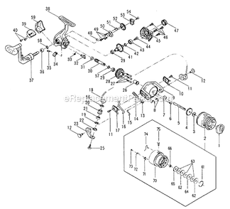 Part Location Diagram of 8A-1500 Penn Upper Roller Washer