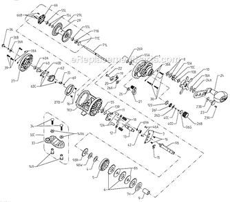 Page A Diagram and Parts List for FTHSD12  Penn Conventional Reels