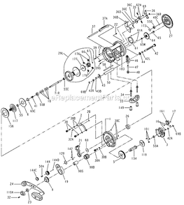 Page A Diagram and Parts List for 975LD  Penn Conventional Reels