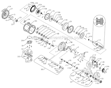 Part Location Diagram of 1192325 Penn Gear Stud