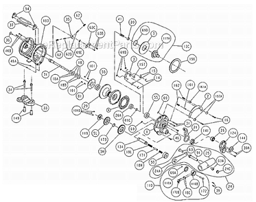 Page A Diagram and Parts List for GLD20II 10KG Penn Conventional Reels