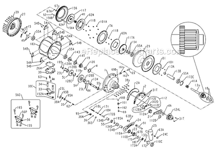 Part Location Diagram of 1183879 Penn Spool Ball Bearing