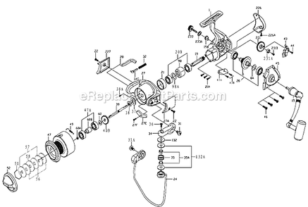 Part Location Diagram of 1184597 Penn Roller Washer