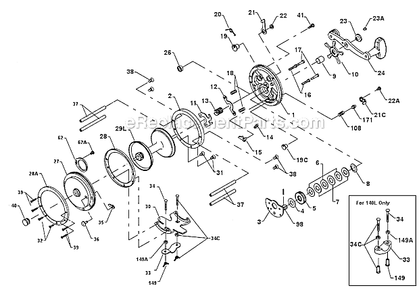 Part Location Diagram of 1180906 Penn Friction Drag Washer