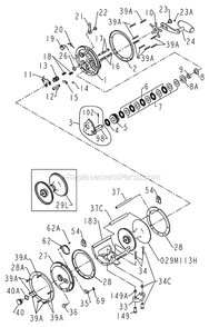 Part Location Diagram of 1180616 Penn Inner Left Side Ring
