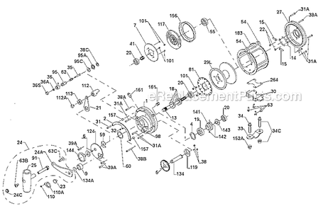 Part Location Diagram of 1184046 Penn Handle Screw