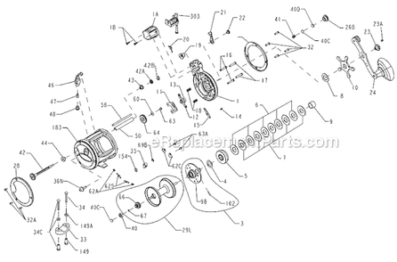 Part Location Diagram of 1195504 Penn Worm