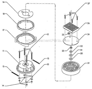 Swivel-Matic Base Diagram and Parts List for 600SERIES  Penn Conventional Reels