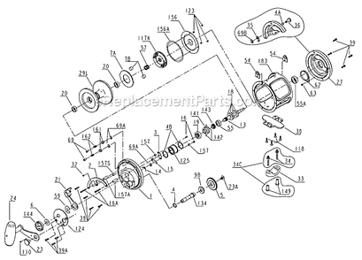 Part Location Diagram of 1184125 Penn Retaining Ring