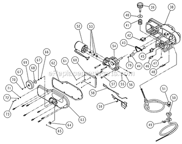 Left Side Frame Assembly Diagram and Parts List for 835  Penn Conventional Reels