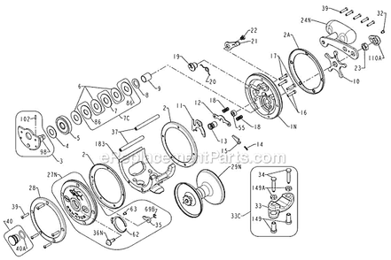 Part Location Diagram of 1214707 Penn Handle Lock Screw