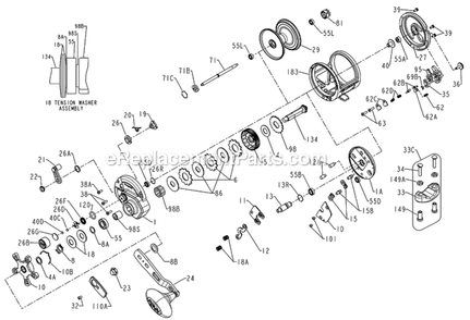 Part Location Diagram of 1228856 Penn R.s. Inner Plate