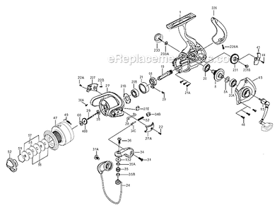 Part Location Diagram of 1183007 Penn Bail Stud Screw