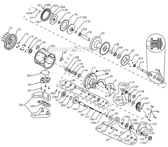 Part Location Diagram of 1184831 Penn Shifter Spacer