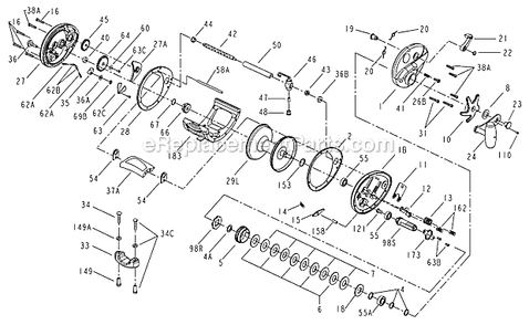 Part Location Diagram of 1183564 Penn Line Guide Carriage