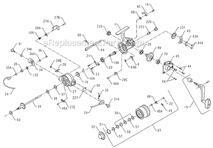 Part Location Diagram of 1183907 Penn Drag Washer