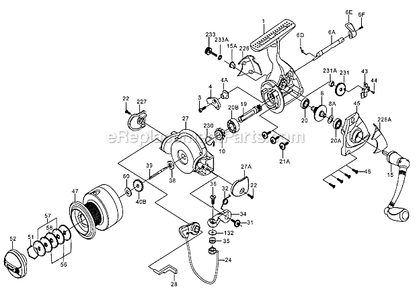 Part Location Diagram of 1181814 Penn Pinion Ball Bearing