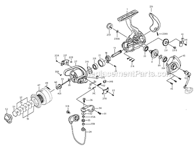 Part Location Diagram of 1192472 Penn Rear Cap Screw