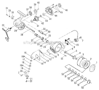 Part Location Diagram of 0067000 Penn Drag Washer HT-100