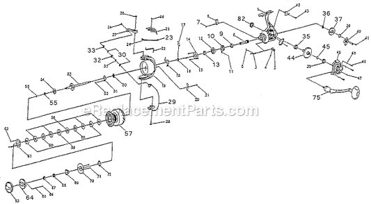 Part Location Diagram of 1145282 Shakespeare Retainer