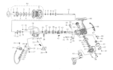 Part Location Diagram of 1201847 Pflueger Bearing