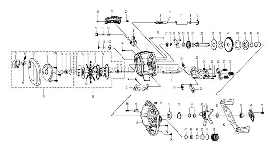 Part Location Diagram of 1185892 Pflueger Push Button Assembly