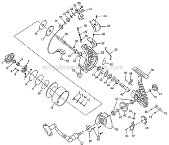 Part Location Diagram of 1146720 Shakespeare A-R Spring