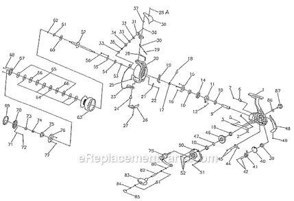 Part Location Diagram of 1146221 Shakespeare Bail Arm Cover Screw
