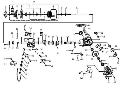 Part Location Diagram of 1205933 Shakespeare O/s Slider Plate