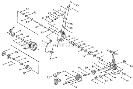 Part Location Diagram of 1146232 Shakespeare L-roller Screw