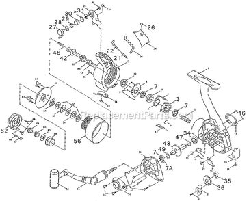 Part Location Diagram of 1146477 Pflueger Spool Assembly