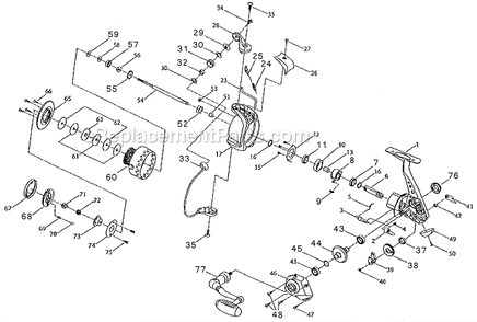 Part Location Diagram of 1145658 Pflueger Drive Gear