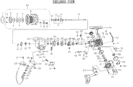 Part Location Diagram of 1201766 Pflueger Trip Plunger