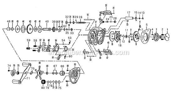 Part Location Diagram of 1146018 Pflueger Lever Plate